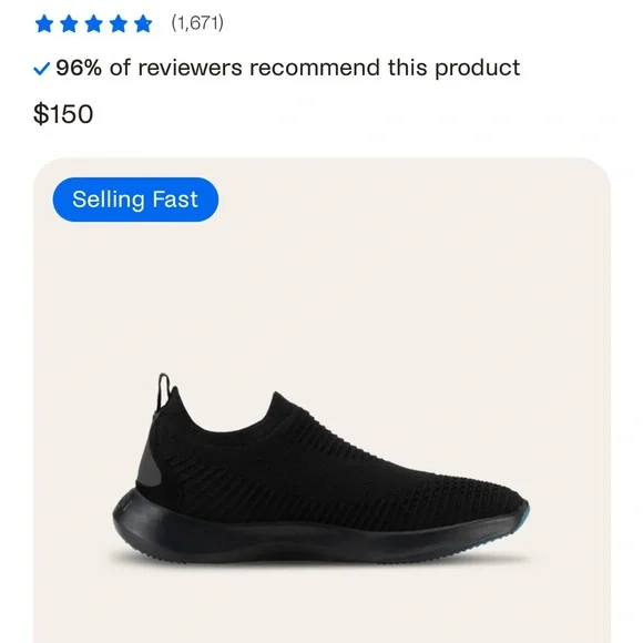 Vessi Black Knit Women's Athletic Shoes - Picture 8 of 15